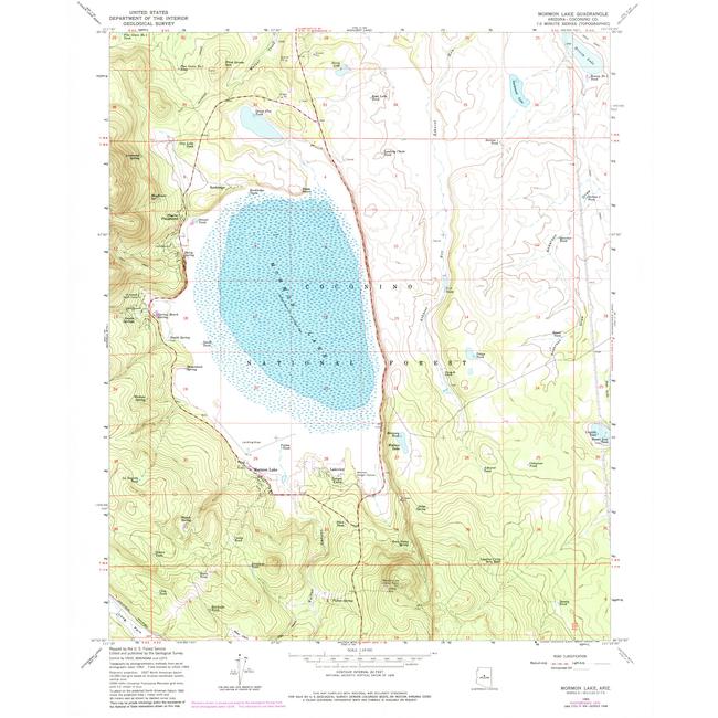 Mormon Lake 7.5' Topo