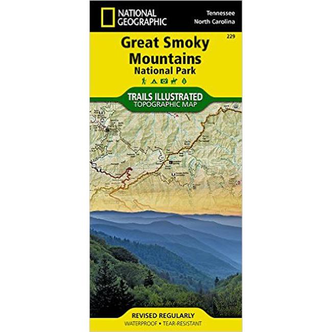 Trails Illustrated Map Great Smoky Mountains National Park