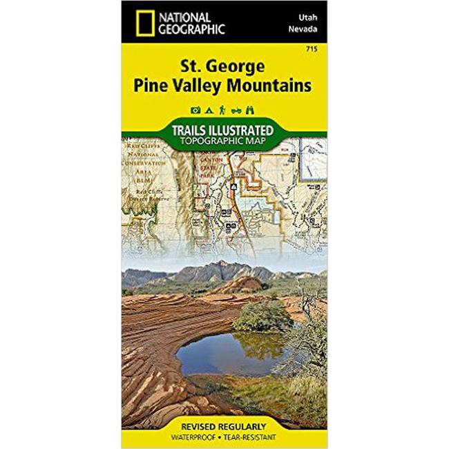 Trails Illustrated Map St George Pine Valley Mountains