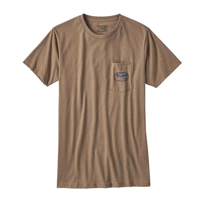 Men's Patagonia Longhaulers Cotton/Poly Pocket T Shirt