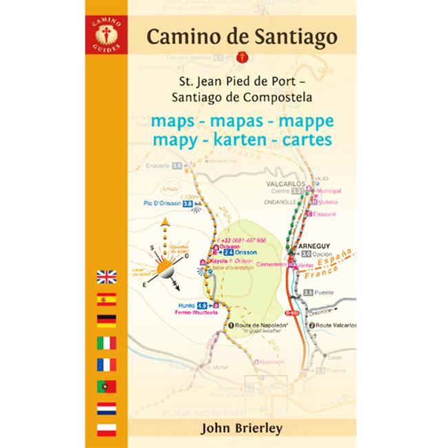 Camino De Santiago Maps St Jean Pied De Port Santiago De Compostela