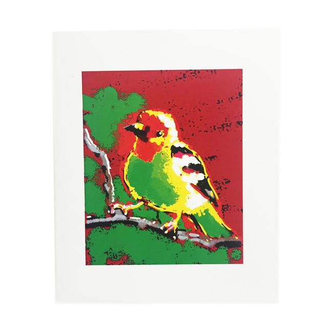 Life Is a Doodle Western Tanager Blank Notecard