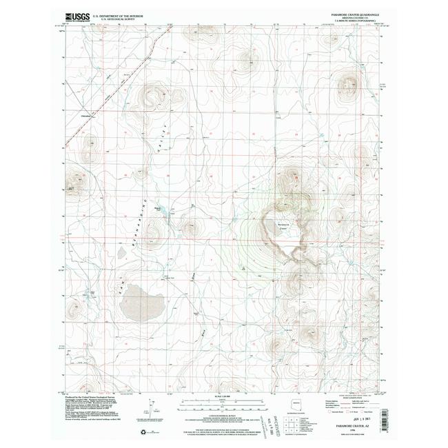 Paramore Crater 75 Topo
