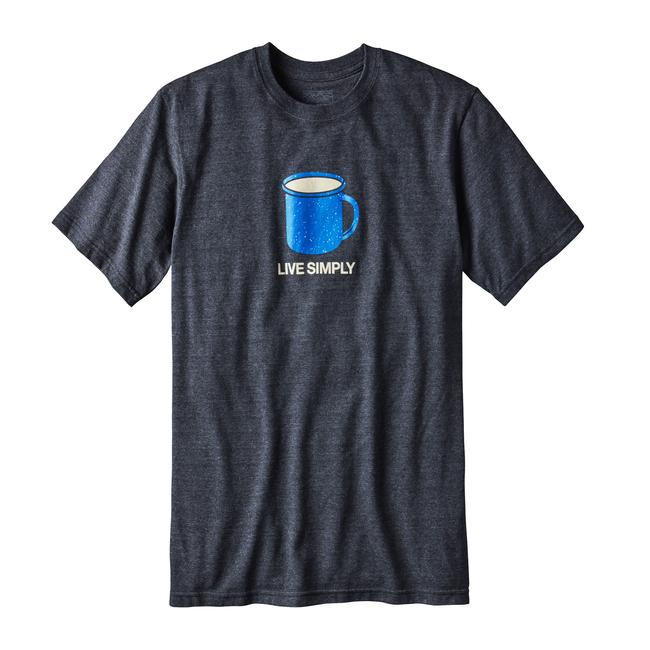 Men's Live Simply Mornings Cotton/Poly Responsibili Tee