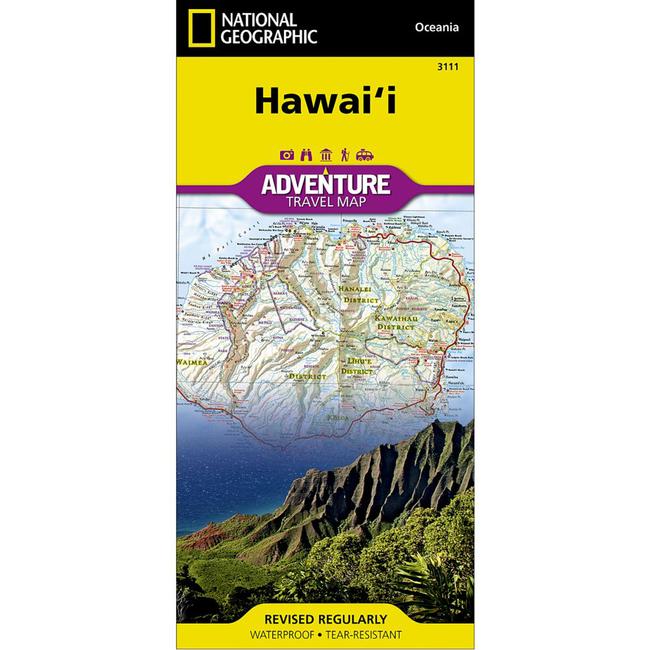 Adventure Travel Map Hawaii