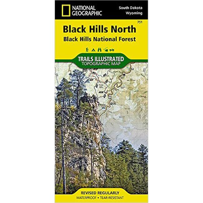 Trails Illustrated Map Black Hills North, Black Hills National Forest