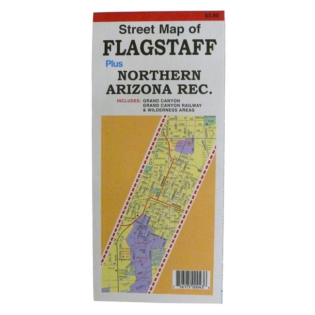 Flagstaff Street Map Plus Northern Arizona Rec