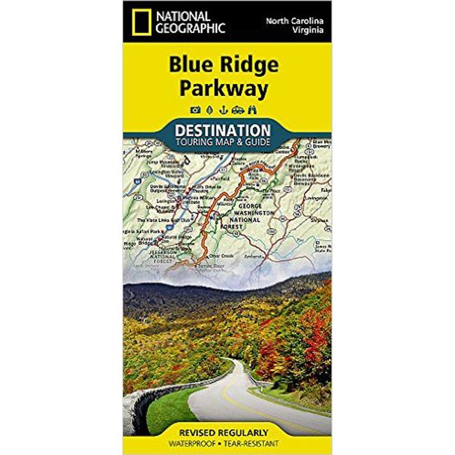Destination Map Blue Ridge Parkway
