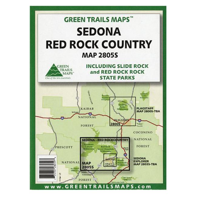 Sedona Red Rock Country Recreational Map