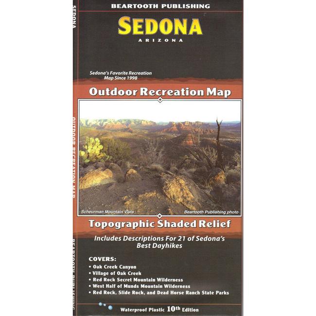 Beartooth Sedona Outdoor Recreation Map