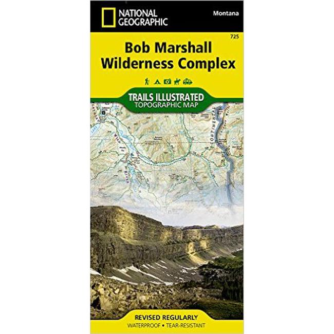 Trails Illustrated Map Bob Marshall Wilderness Complex