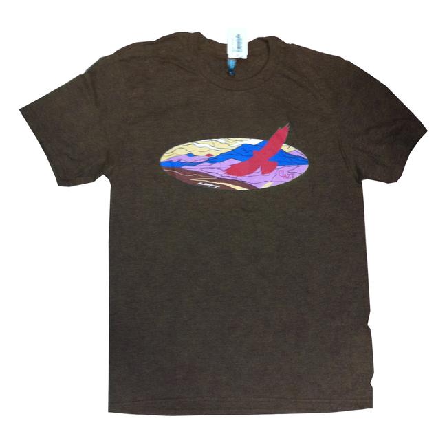 Mens AZT Red Tailed Hawk Tee Short Sleeve