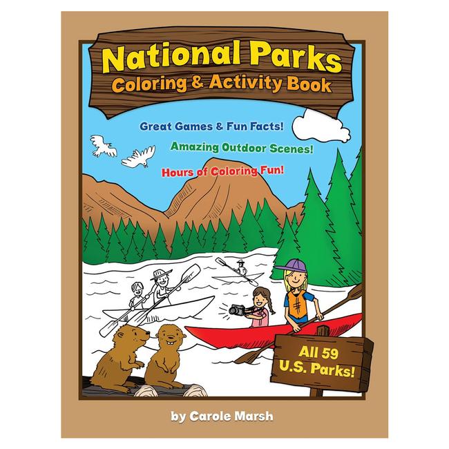 Americas National Parks Coloring Activity Book