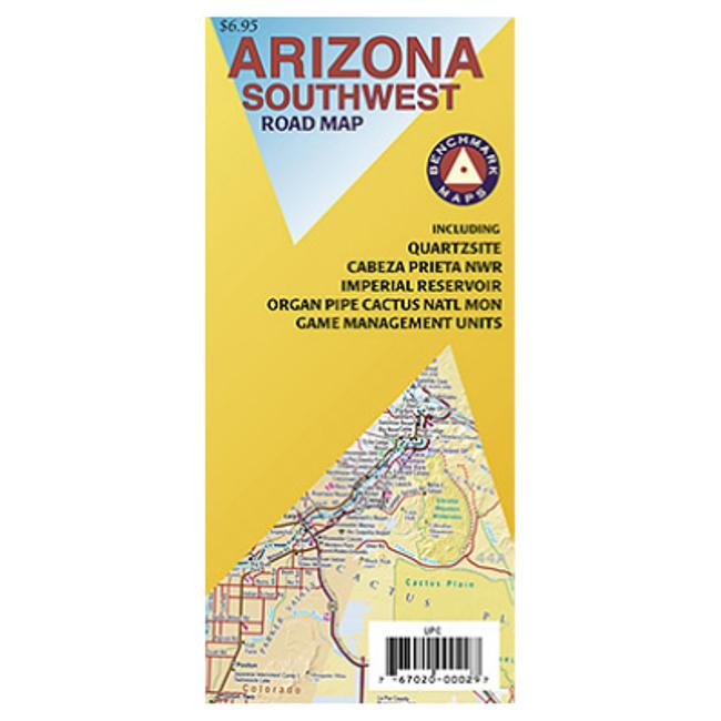 Arizona Southwest Road Map
