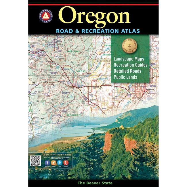 Benchmark Road & Recreation Atlas Oregon