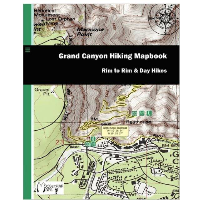 Grand Canyon Hiking Mapbook Rim To Rim And Day Hikes