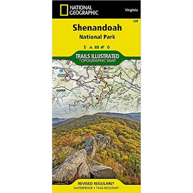 Trails Illustrated Map Shenandoah National Park