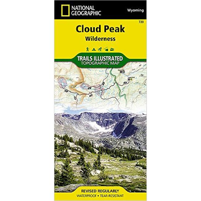 Trails Illustrated Map Cloud Peak Wilderness