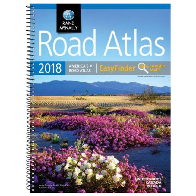 Rand McNally EasyFinder Midsize Road Atlas 2018 Edition