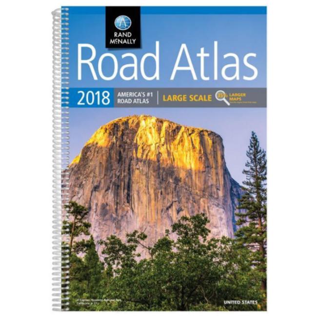 Rand McNally Road Atlas Large Scale 2018 Edition