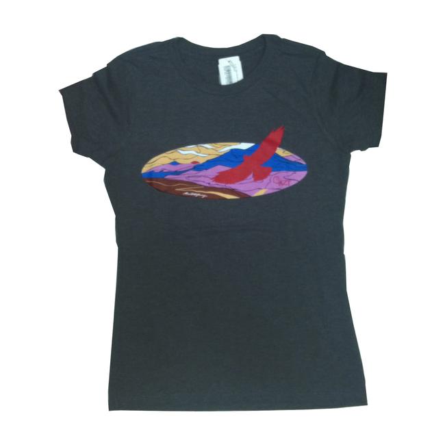 Womens AZT Red Tailed Hawk Tee Short Sleeve
