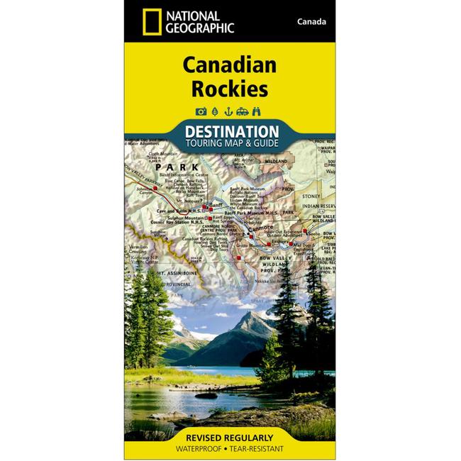 Destination Map Canadian Rockies